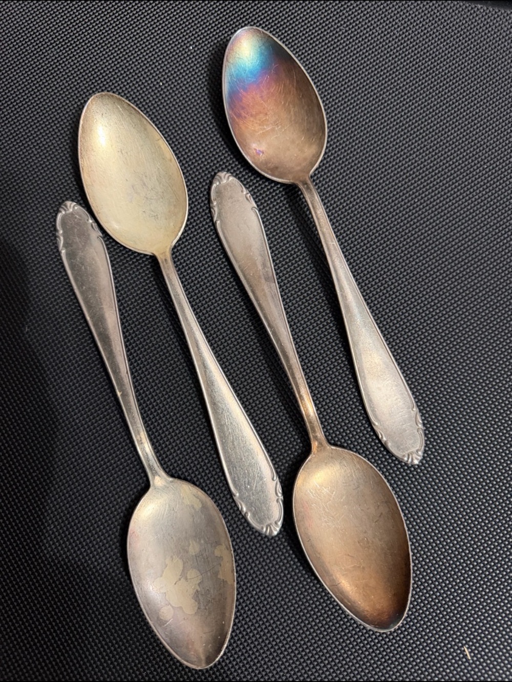 Vintage BMF 90 German Silver Plated Serving Spoon -Medium 1950’s -set of 4